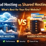 Cloud Hosting vs Shared Hosting: What’s Best for Your First Website? Featured image