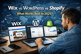 Wix vs WordPress vs Shopify: What Works Best in 2025 Feature image