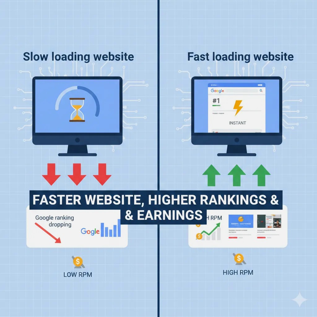 Speed Optimization Tips That Improve SEO & Ad Revenue indroduction