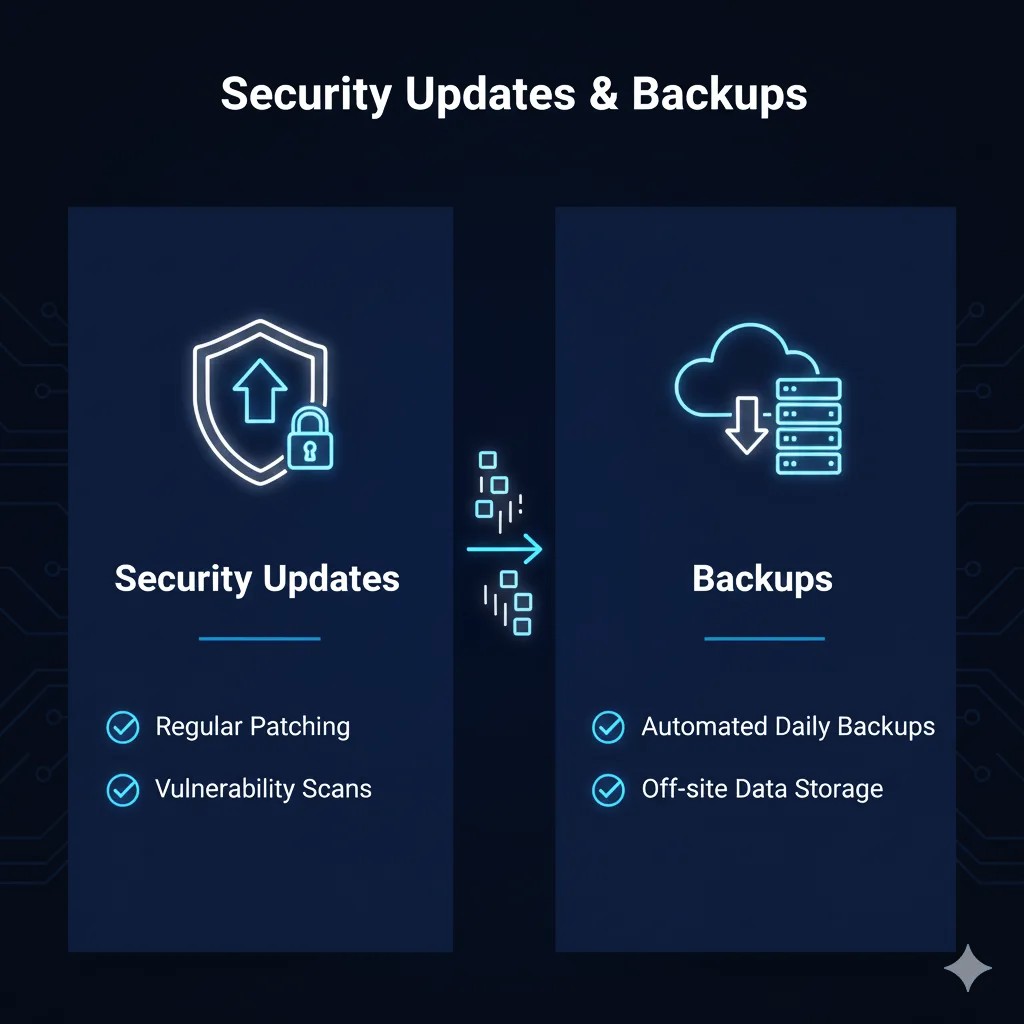 Security software scanning website