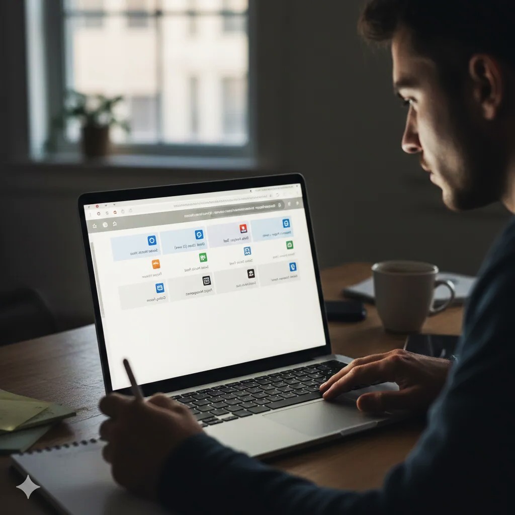 “Beginner setting up a new website with DNS, domain, and SSL basics”
