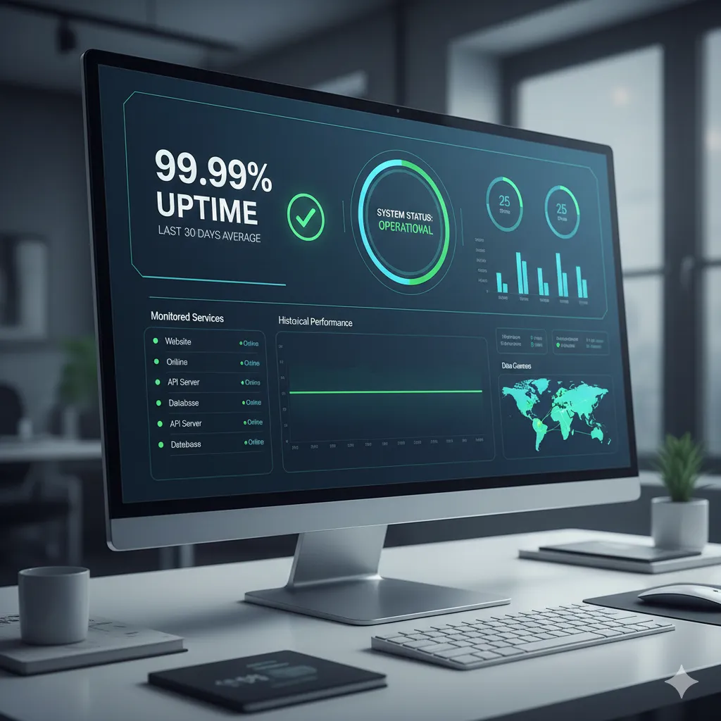 web hosting uptime percentage explained