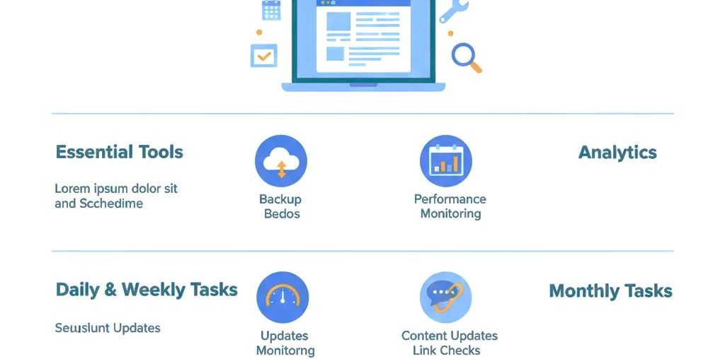 How to Maintain Your Website: Tools & Schedules You Need Featured image