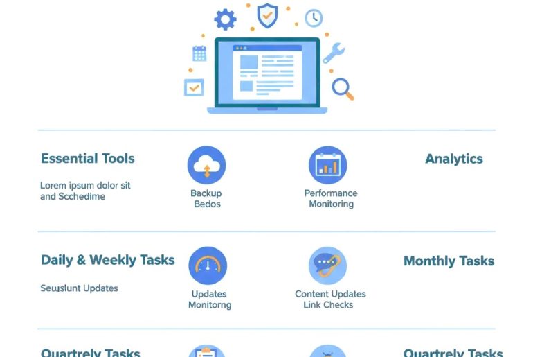 How to Maintain Your Website: Tools & Schedules You Need Featured image