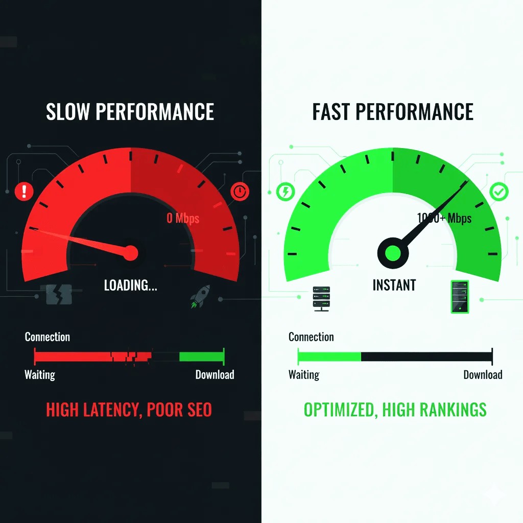 Migrating website to better hosting improves speed, uptime, and security