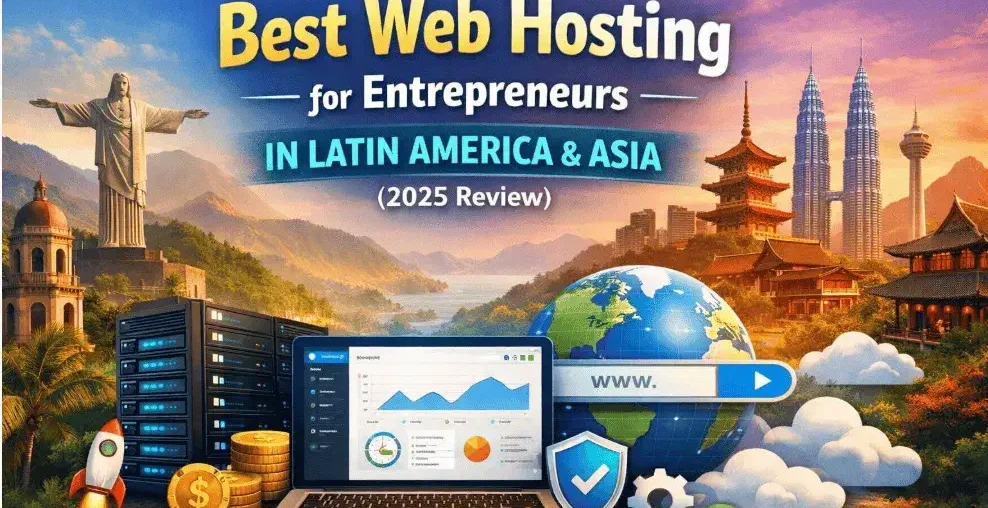 Best Web Hosting for Entrepreneurs in Latin America & Asia (2025 Review) Featured image